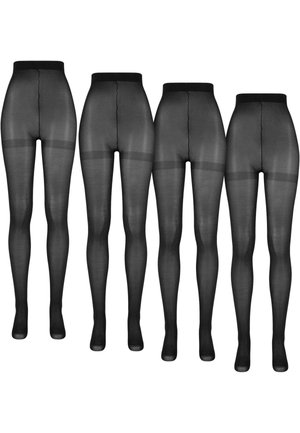50 DENIER 4 PACK - Strømpebukser - black
