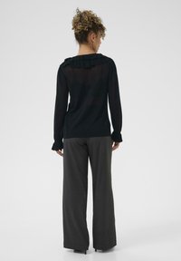 Cream MEZZINO - Gilet - pitch black