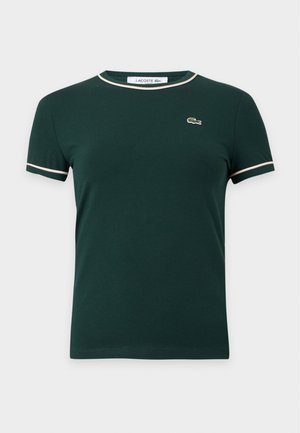 Lacoste, T-shirt basique - sinople/flour-mansia