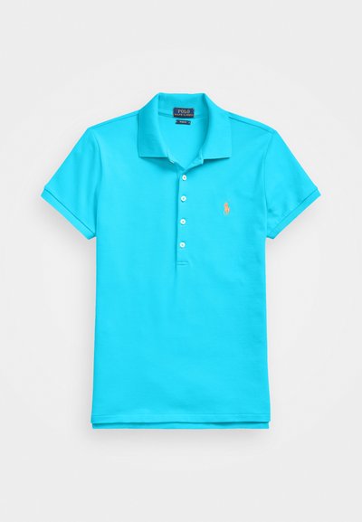 Polo Ralph Lauren JULIE SLIM SHORT SLEEVE - Polokošeľa - cove blue