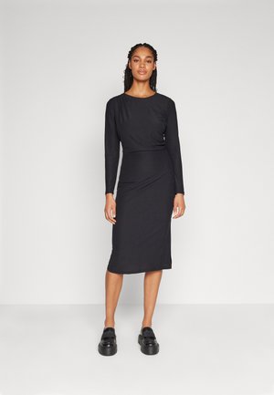 VILA VILUNA PARTINA MIDI SLIT DRESS - Cocktail φόρεμα / Φόρεμα για πάρτι - black