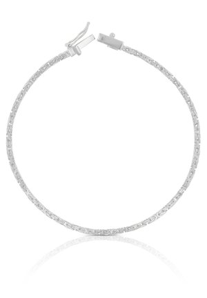 BRACELET KÖNIGSKETTE KLASSISCH , 19CM, 2MM - Armband - weißgoldfarben