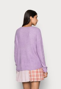 Vero Moda VMCREWLEFILE VNECK  - Camisola - lavendula melange