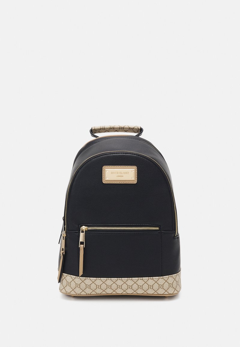 River Island ZIP POCKET BACKPACK Rucksack black Zalando.co.uk