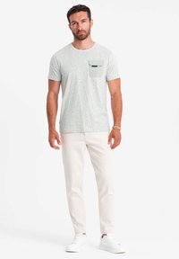 Ombre T-shirt imprimé - white light mint