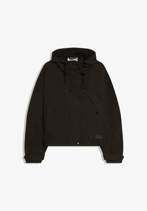 Bershka WITH WATER-RESISTANT WINTER-RESISTANT HOOD - Outdoorjacke - black