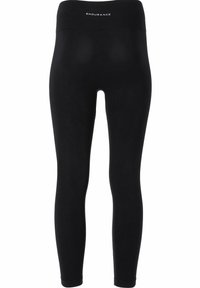 Svarta leggings med h�ög midja. Tillverkade av elastisk tyg med en mjuk textur. Har diskreta sid sömmar och inga synliga loggor.