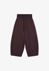 FOLD-OVER WAIST TROUSERS - Pantalon de survêtement - mauve