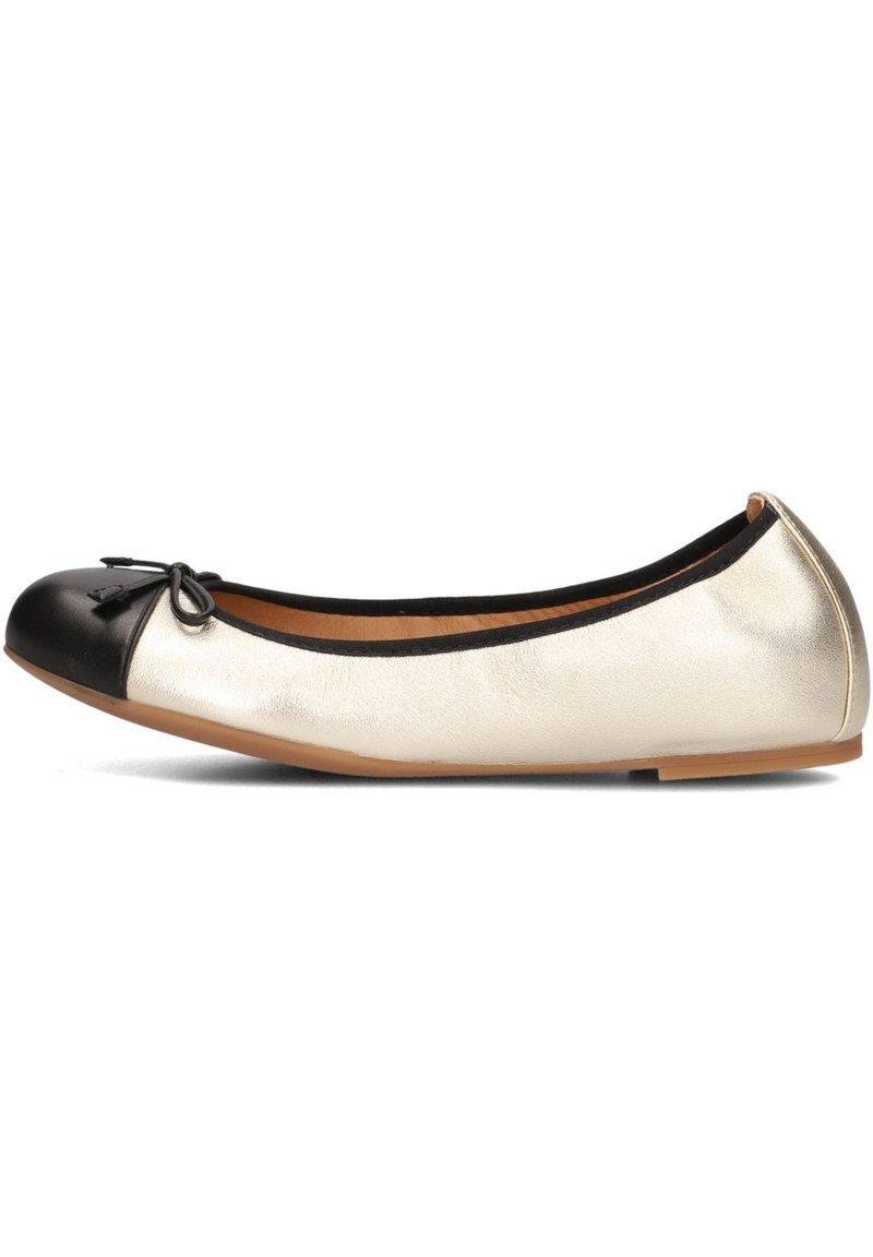 Unisa AUTO - Vouwbare ballerina´s - goud