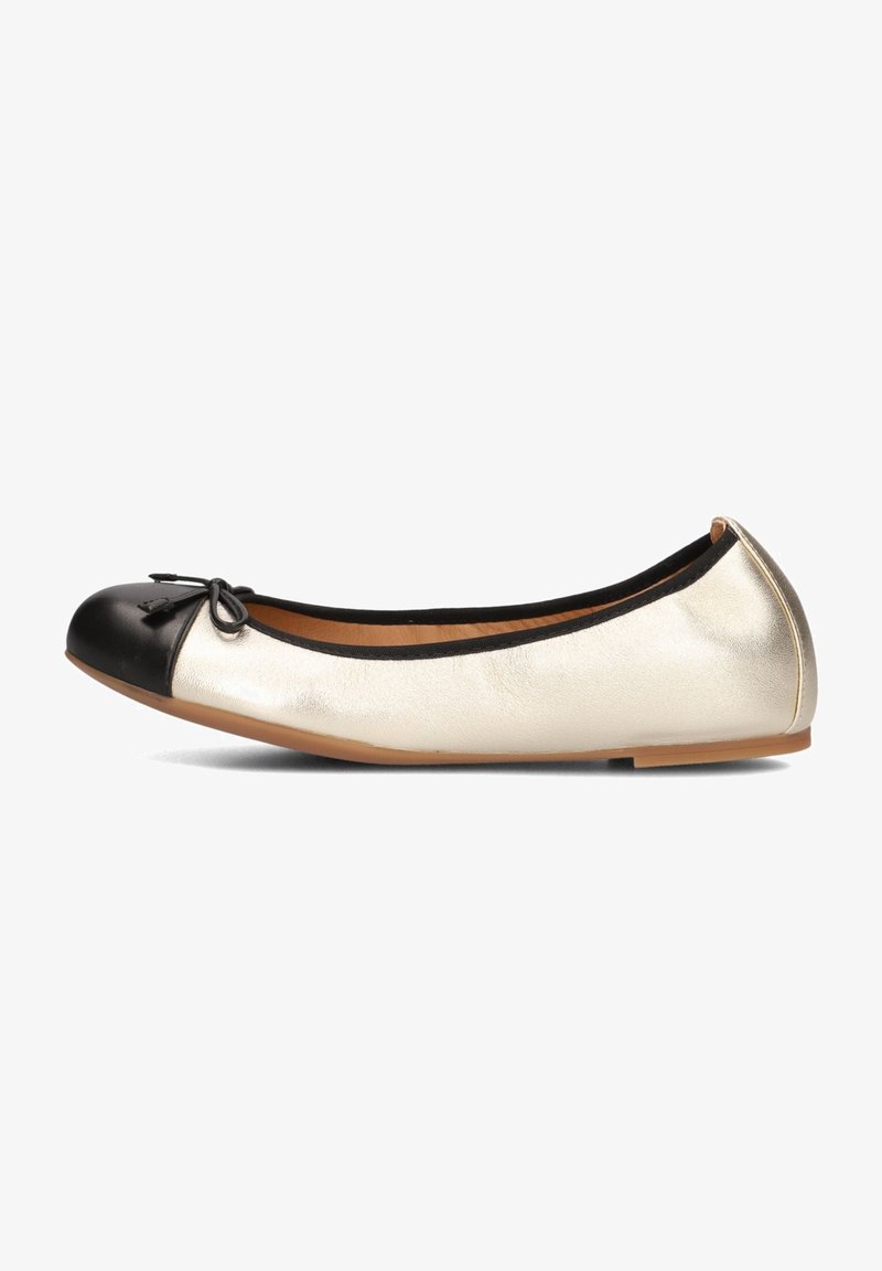Unisa AUTO - Vouwbare ballerina´s - goud