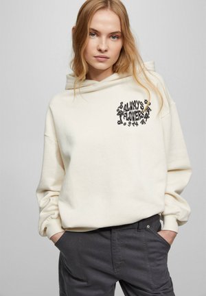 MUSHROOM HOODIE - Fleecetröja - off-white