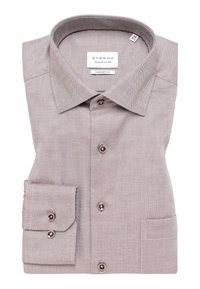Eterna STRUKTURHEMD COMFORT FIT - Skjorter - braun