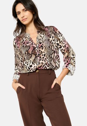 LolaLiza WITH ANIMAL PRINTS - Blouse - pink bubblegum