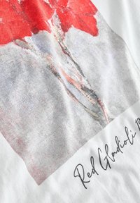 Next LICENSE MATISSE FRONT GRAPHIC SHORT SLEEVE - Apdrukāts T-krekls - white