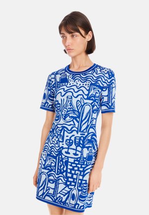 Strickkleid - gentian