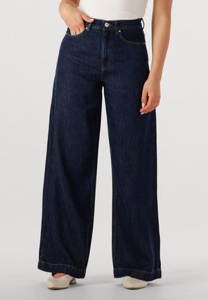 Wide leg - dark blue wash