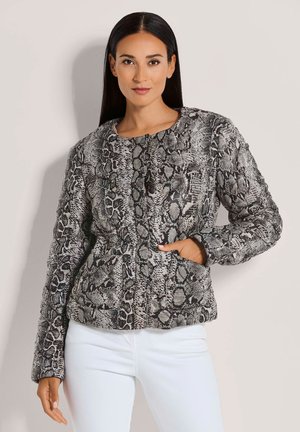 MADELEINE, STEPP MIT UNIKAT-PRINT - Veste mi-saison - cappuccino black multicolor