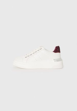 GLACIAL - Joggesko - white/cherry