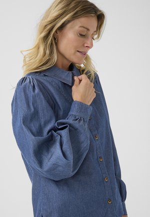 TALLIE - Button-down blouse - taos dark blue denim