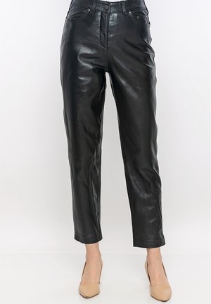 Pantaloni di pelle - black