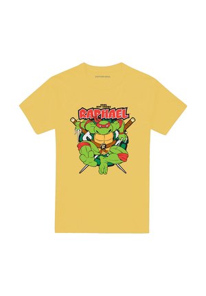 Cotton Soul, TMNT COOL BUT CRUDE RAPHAEL - T-Shirt print - red