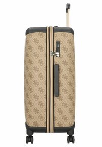 Trolley GUESS Berta 70 CM Avec 4 Roues Lait Logo / Marron Med Choix = P