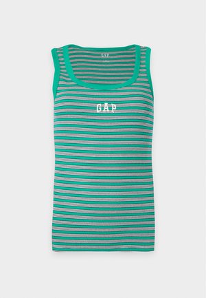 GAP, LOGO TANK - Débardeur - green
