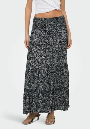 ONLY ONLFERNANDA LIFE LAYRED LONG SKIRT NOOS - Jupe longue - night sky