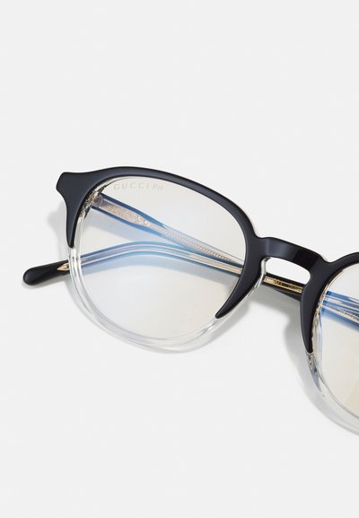 Gucci UNISEX - Gafas de sol - black/transparent