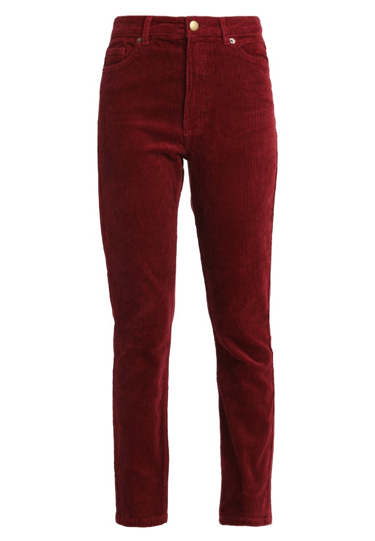 Monki Broek bordeauxrood