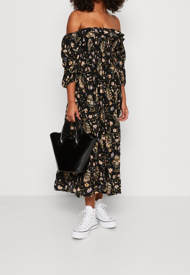 Free People Day dress - black - (Pre-owned) - Zalando.ie
