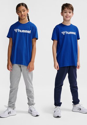 Hummel, 2ER-SET MIT LOGO - T-shirt print - blau