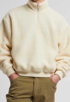 Fleece jumper - white