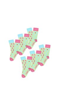 Unabux 6-PACK GRUMBLE IN THE JUNGLE - Calcetines - hellgrün