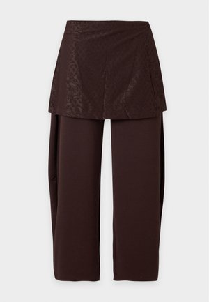 Puma, OVERLAY BARREL SKOUSERS - Pantalon classique - chocolate fondue