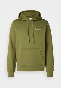 ICONS HOODIE SMALL LOGO - Jersey con capucha - khaki