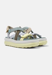 Camper FLOTA UP - Sandalias con plataforma - grau blau
