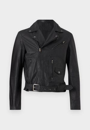ROCCO MOTRORCYCLE JACKET - Δερμάτινο μπουφάν - used black
