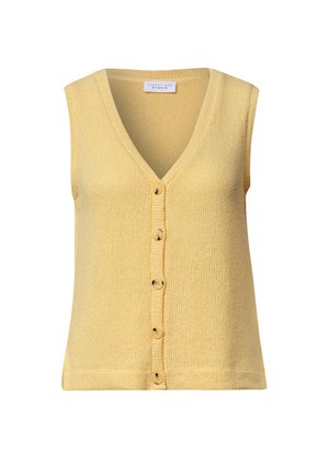 Street One Studio, WESTE MIT V-NECK IN STRICK-OPTIK - Veste sans manches - snap yellow