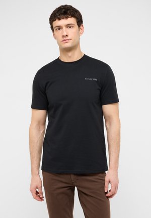 Mustang, Basic T-shirt - schwarz