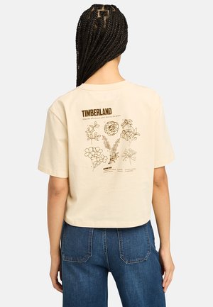 Timberland GRAPHIC SHORT-SLEEVE TEE - Print T-shirt - angora
