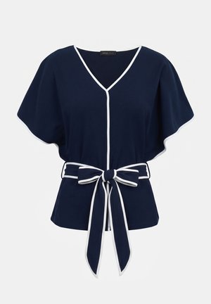Anna Field by Zalando, TIE WAIST - Блуза - navy/cream