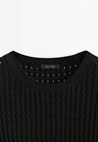 Massimo Dutti T-shirt con stampa - black