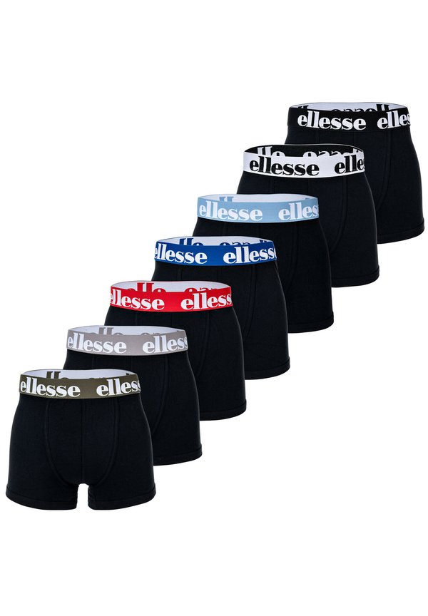 7ER PACK-YEMA  LOGO STRETCH - Trunks - schwarz blau rot grau