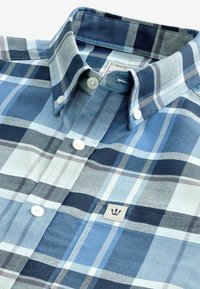 Next STRETCH OXFORD CHECK SHORT SLEEVE REGULAR FIT - Košeľa - navy blue
