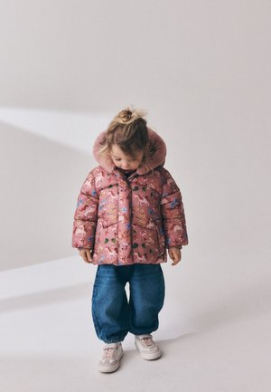 Next, REGULAR FIT - SHOWER RESISTANT FAUX FUR TRIM PADDED COAT - Wintermantel - pink unicorn