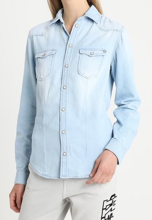 Skjortebluser - light-blue denim