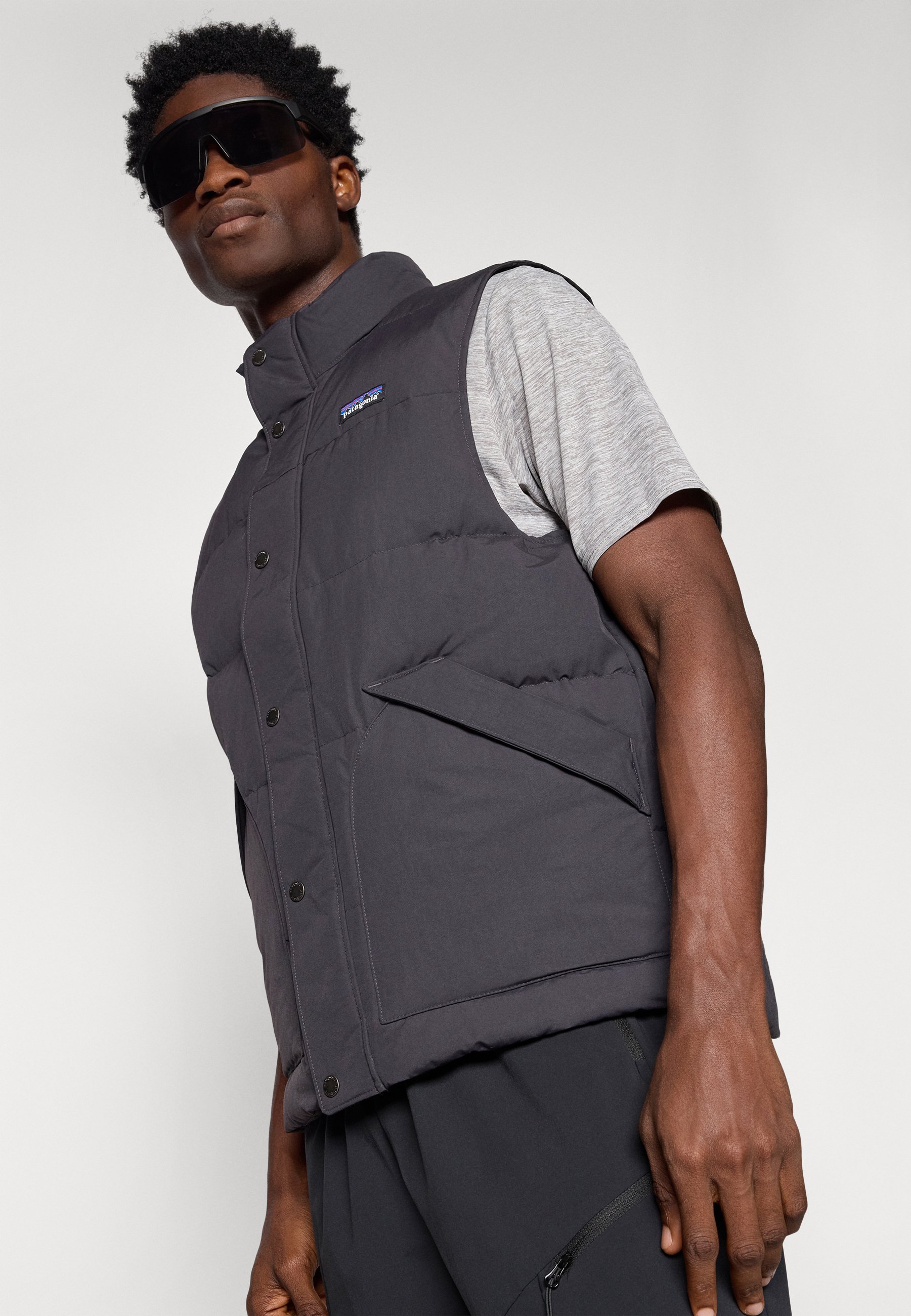 Patagonia DOWNDRIFT VEST - Waistcoat - ink black/black - Zalando.ie