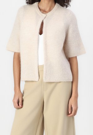 Strickjacke - beige