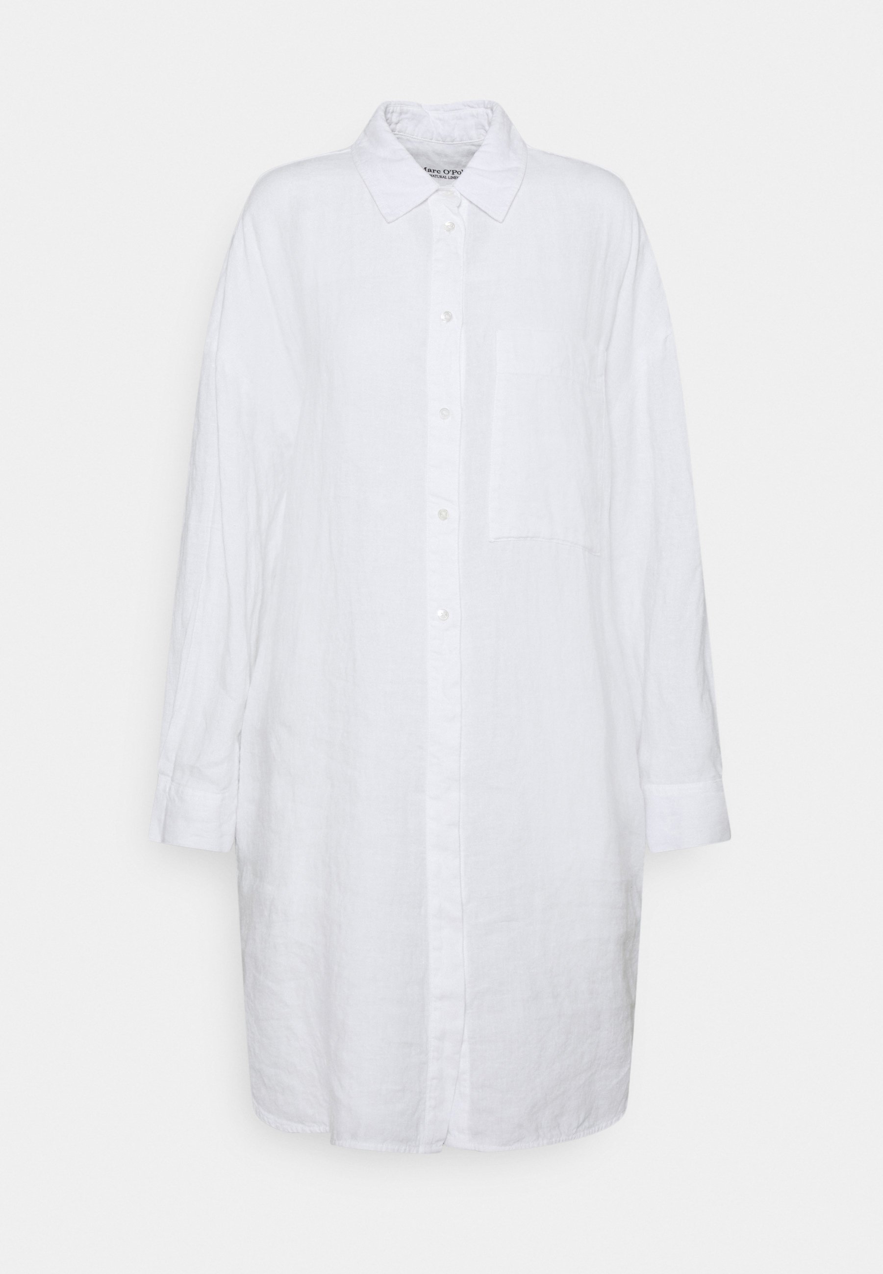 white linen polo